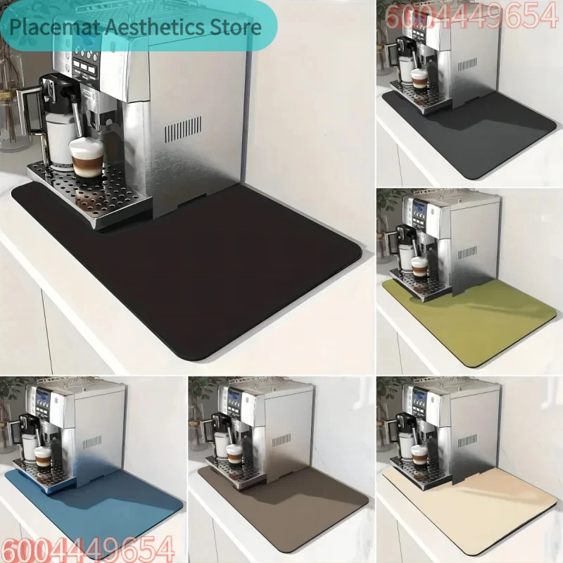 Bar Mat Rubber - Kahve Makinesi Kaymaz Saf Çok Renkli