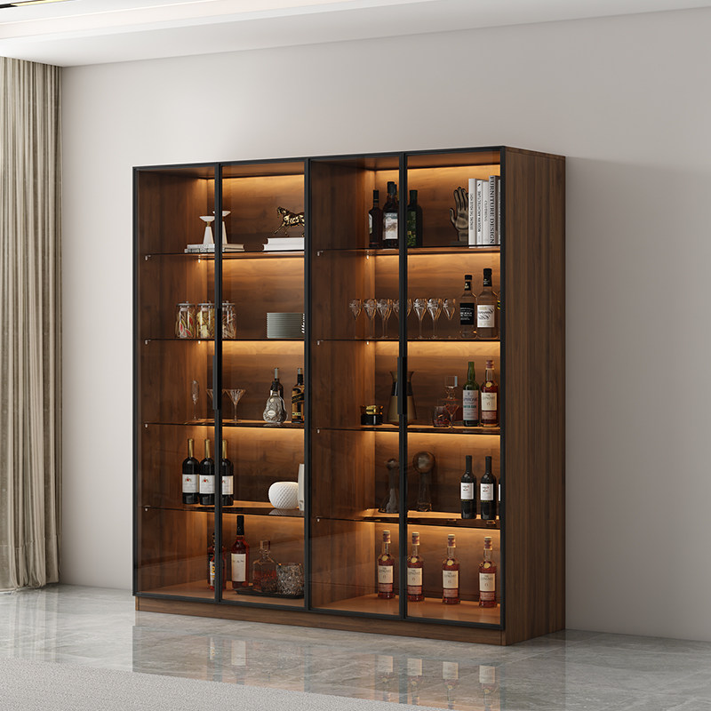 Home Bar Shelves - Tasarımcı Modern Bar Dolabı Oturma Odası