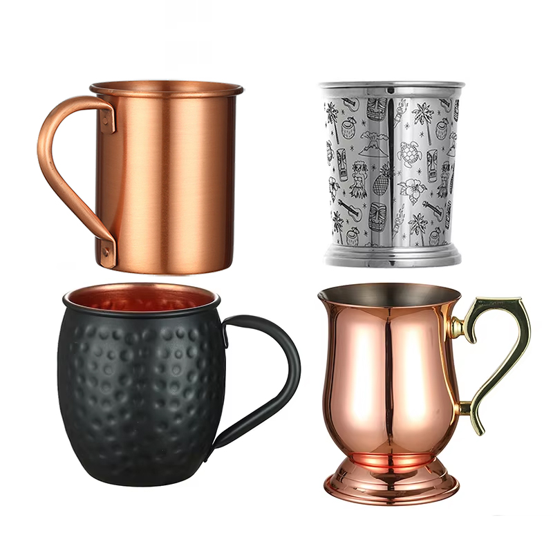 Mule Copper Mug - Dövülmüş bakır kaplama paslanmaz çelik Moscow