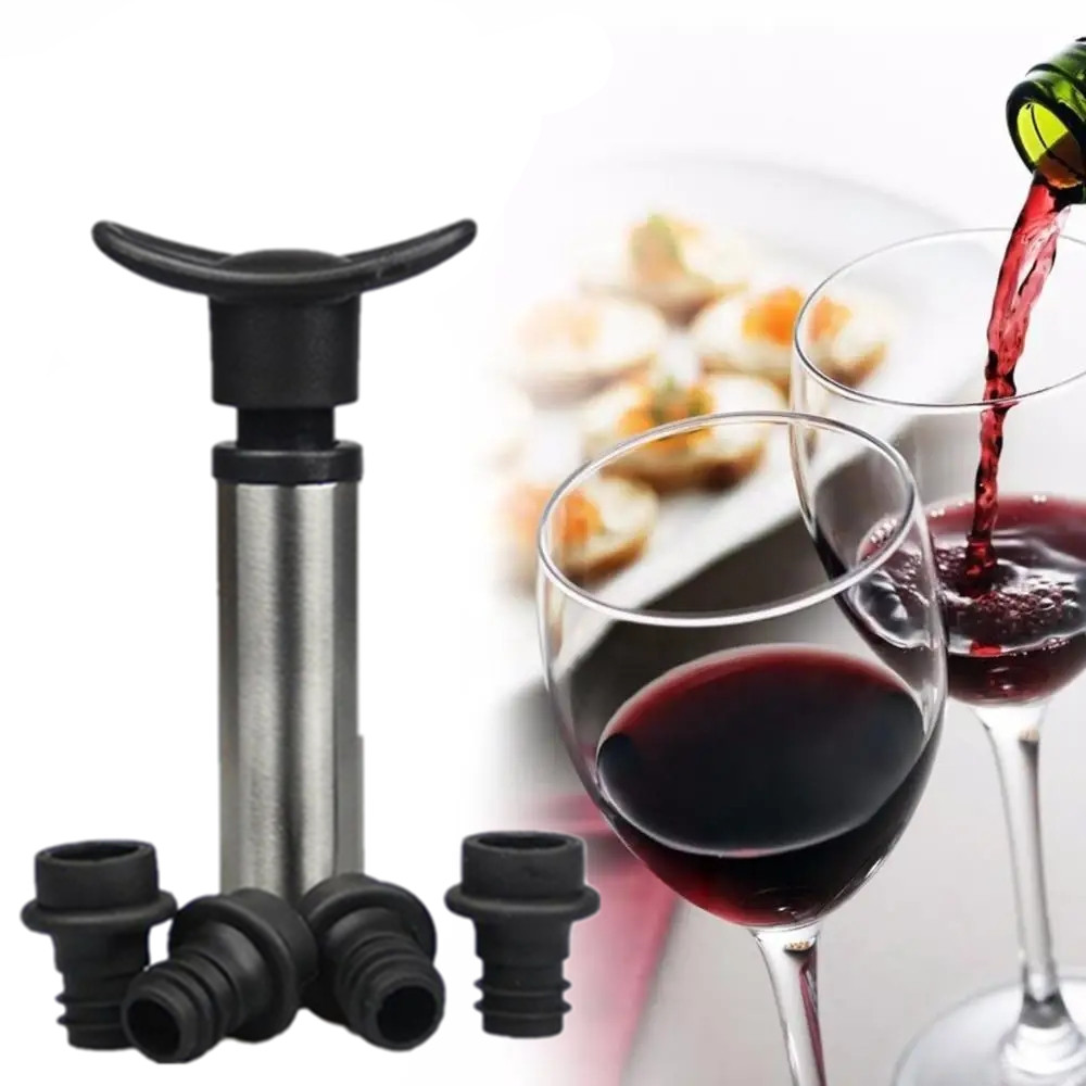 Wine Preservation Pump - Vakum şarap pompası ile şarap stoper