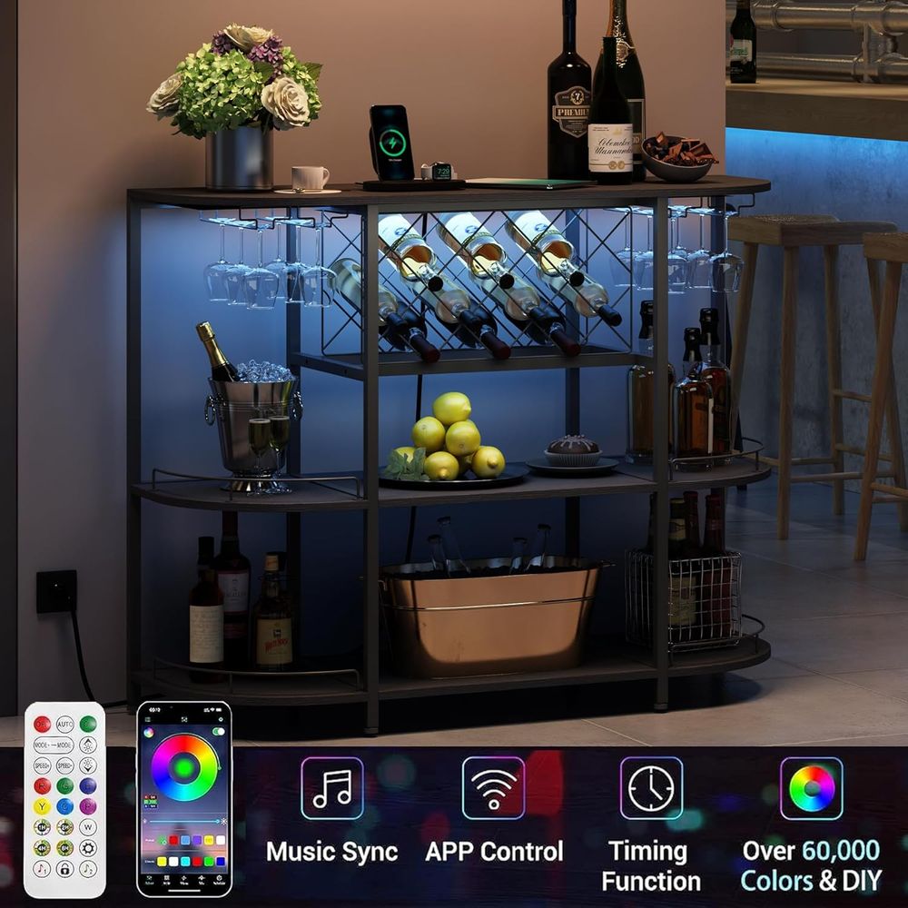 Siyah 3 Katmanlı Sehpa, Şarapl - Home Bar And Kitchen incelemesi ve fiyatı