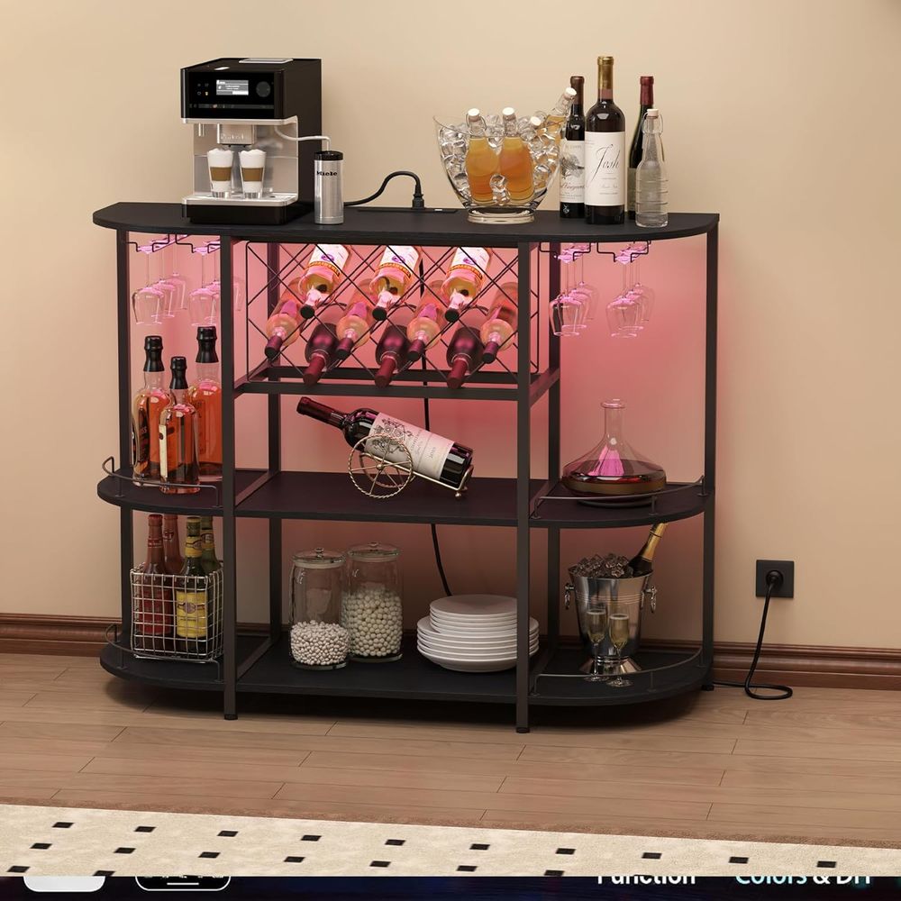Siyah 3 Katmanlı Sehpa, Şarapl - Home Bar And Kitchen incelemesi ve fiyatı