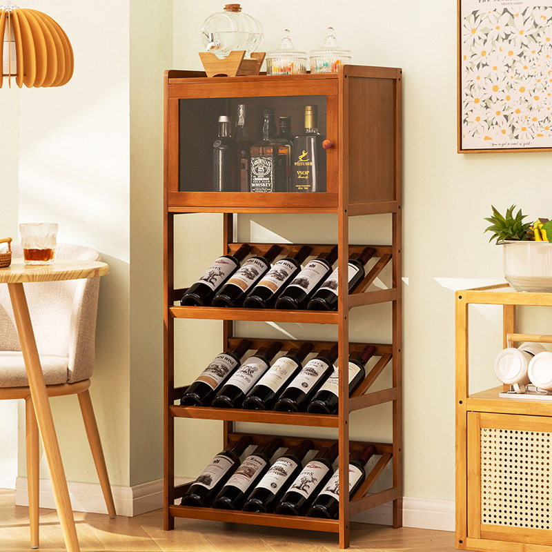 Katı Bambu Şarap Rafı 3/4-Katm - Home Bar Shelves incelemesi ve fiyatı
