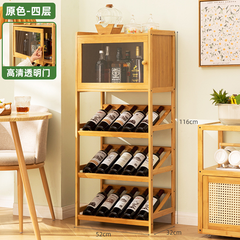 Katı Bambu Şarap Rafı 3/4-Katm - Home Bar Shelves incelemesi ve fiyatı