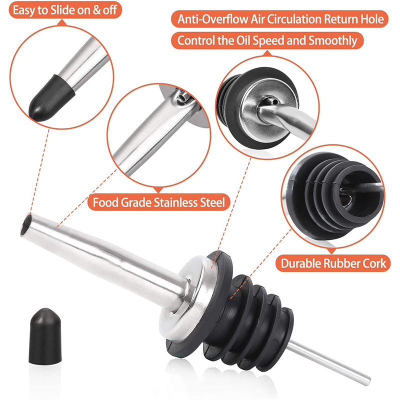 Kauçuk toz kapakları ile LMETJ - Speed Pourer Cap incelemesi ve fiyatı