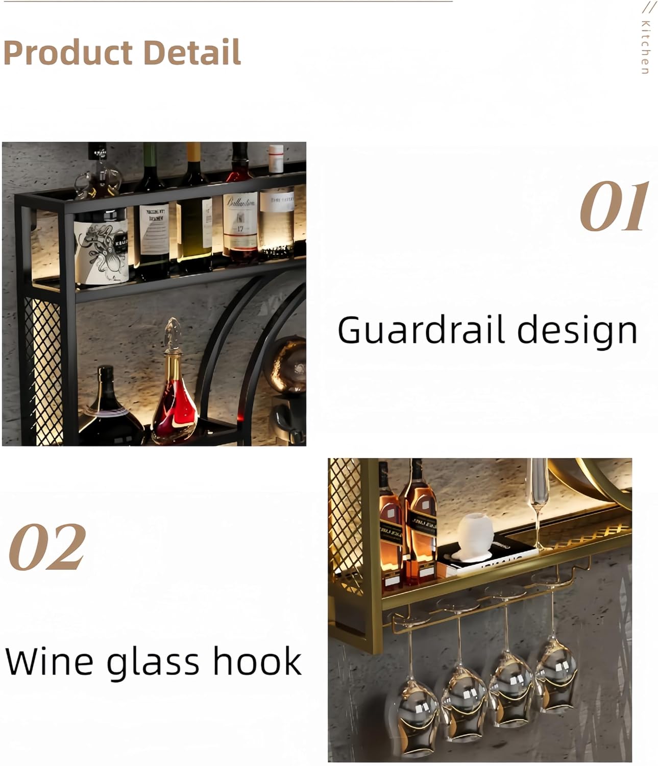 Siyah Metal Duvara Monte Şarap - Home Bar Shelves incelemesi ve fiyatı
